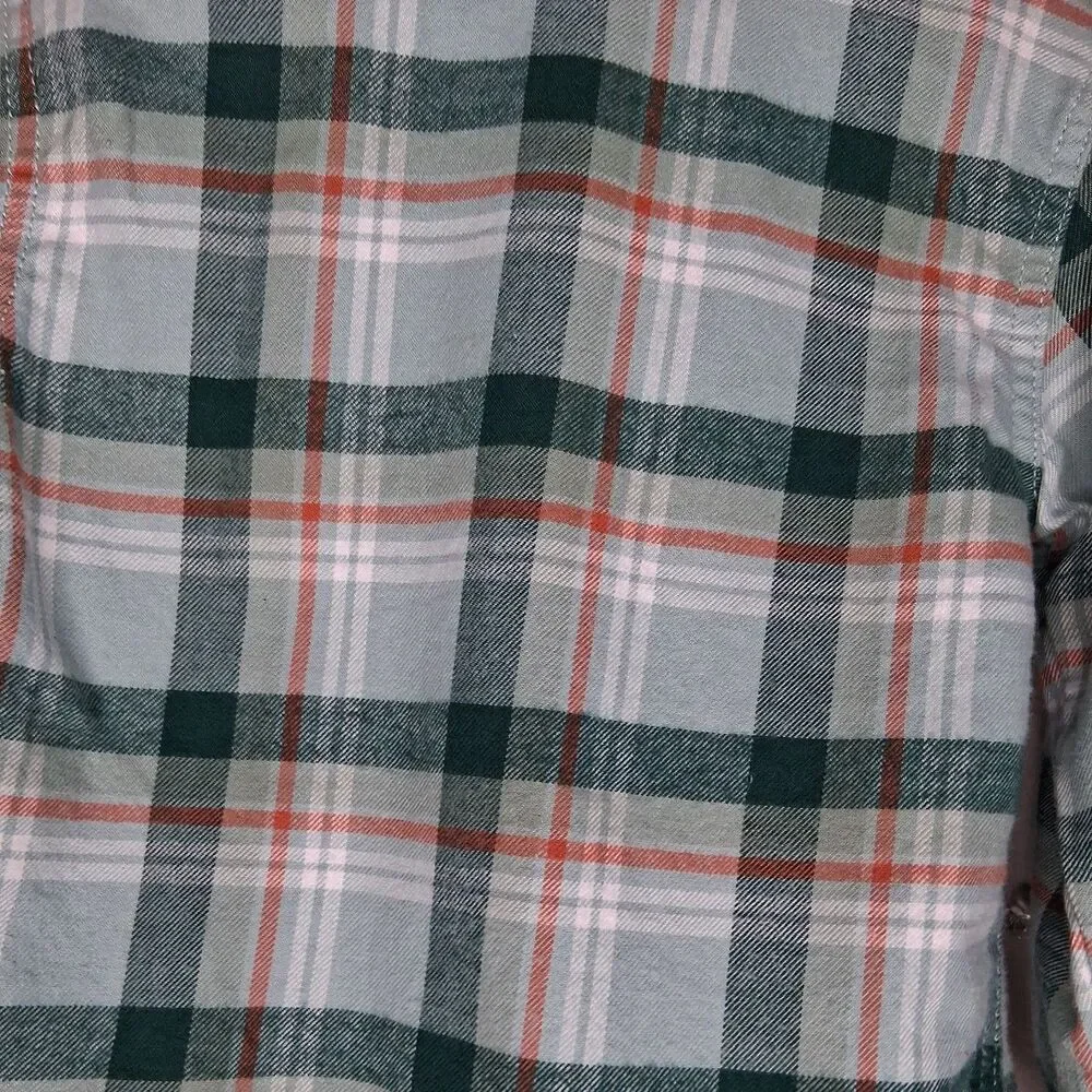 Carters Toddler Boys 2 Piece Set Plaid Hooded Flannel Shirt and Gray Pants 3T